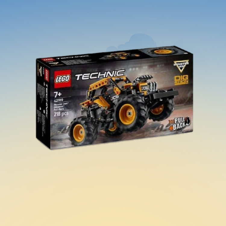 LEGO "Monster Jam: Digatron orqa tortuvchi yuk mashinasi" (42199)