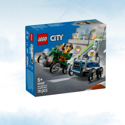 LEGO "Kasalxona yotoqli samolyot mashinasi" (60459)