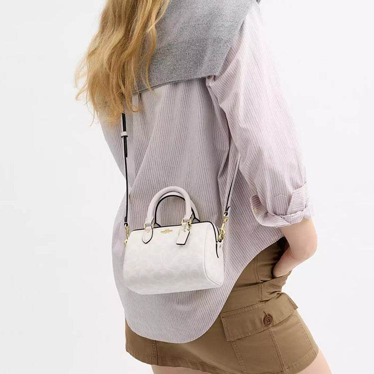 Сумка женская Coach Rowan 18 Classic Logo Print Coated - Boxette Shop