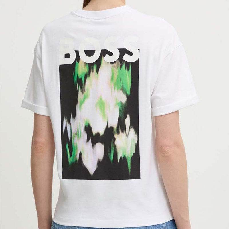 Футболка женская Hugo Boss Letter Print Round Neck Pullover - Boxette Shop