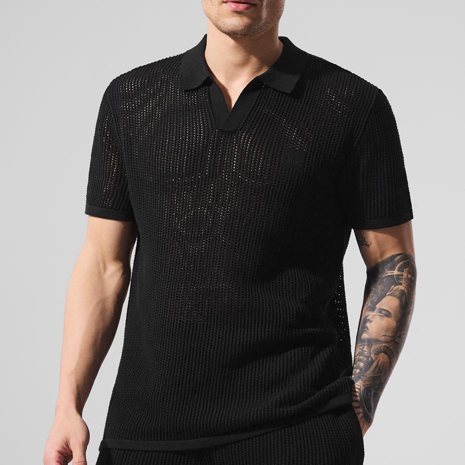 Поло мужское Alo Yoga V-Neck Knit