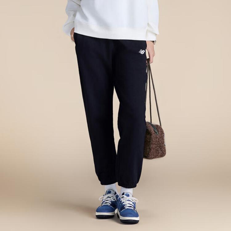 New Balance ayollar uchun qulay, nafas oladigan, yumshoq trikotaj kozoklari, qora