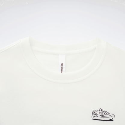 Футболка женская Reebok crop chest shoes - Boxette Shop
