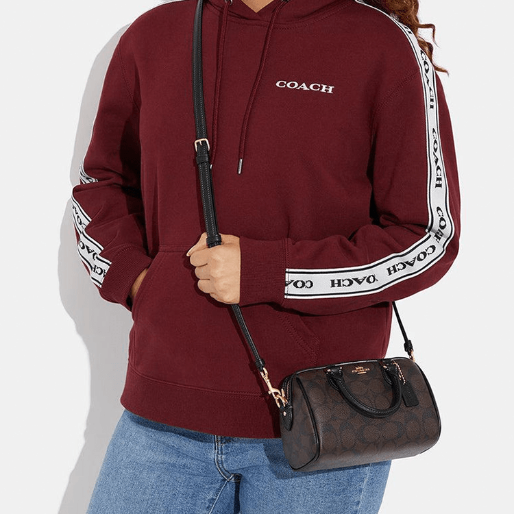 Сумка женская Coach Rowan 18 Classic Old Flower Zip - Boxette Shop