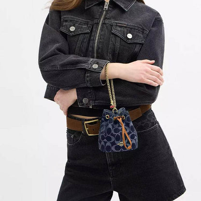 Сумка женская Coach Drawstring 12 Brand Logo Closure - Boxette Shop