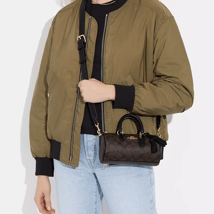 Сумка женская Coach Lacey 19 Classic Old Flower Zip - Boxette Shop