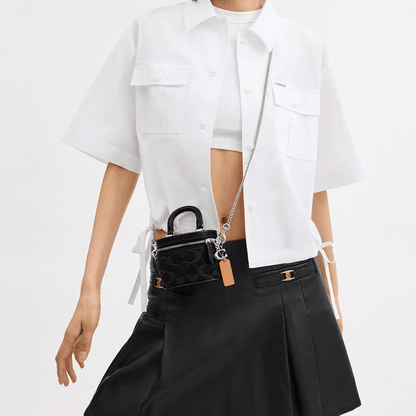 Сумка женская Coach Trail 12 Zip Closure Signature - Boxette Shop