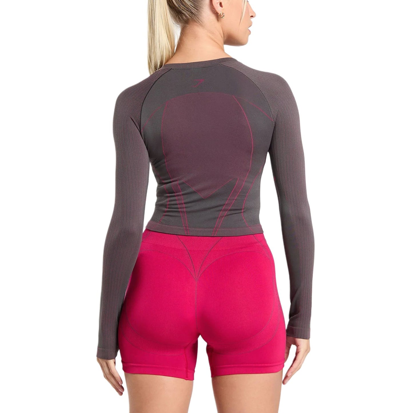 Лонгслив спортивный женский Gymshark Apex Contrast