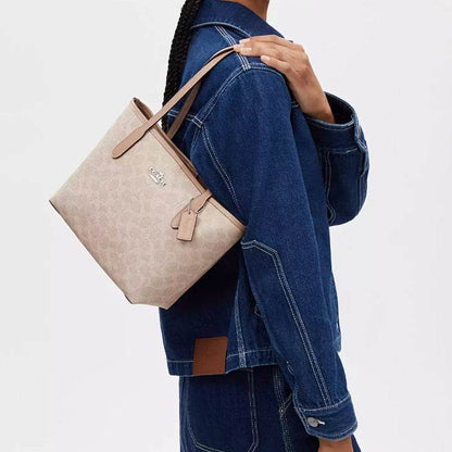 Сумка женская Coach City 23 Classic Old Flower Metal - Boxette Shop