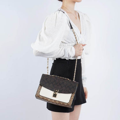 Сумка женская Coach Lane 26 Colour Block Chain Coated - Boxette Shop