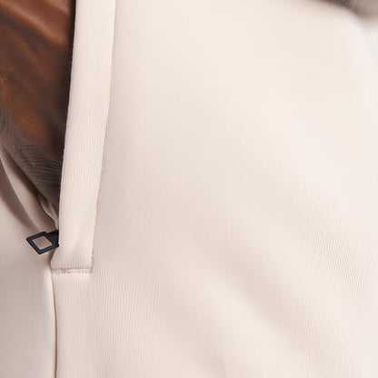 Reebok Solid Color logotipi tasodifiy trikotaj kozok erkaklar bej