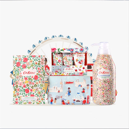 Cath kidston набор гелей-скрабов для душа "грейпфрут" успокаивающий и ароматный набор из 4/6