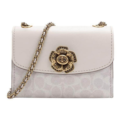 Сумка женская Coach Parker 18 Camellia Chain Strap - Boxette Shop