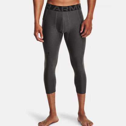 Ua heatgear® armour athletic training tight breathable pants men's carbon grey