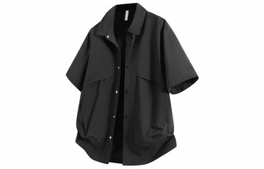 Paddy Julia Amerika yuqori ko'cha konstruktiv dizayn lapel bo'sh tasodifiy kundalik qatnov katta gangster o'zini kelishgan qulay, ko'p qirrali qisqa yengli ko'ylak modellari bilan erkaklar va ayollar