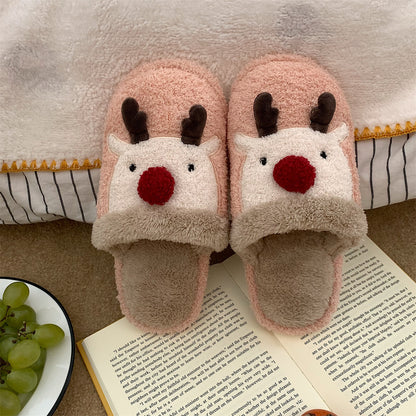 Тапочки Рождественские плюшевые