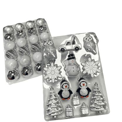 Игрушка подвесная Santa & Penguin Deluxe - Boxette Shop