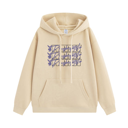 Erkaklar uchun Playboy kapshonli ko'ylagi