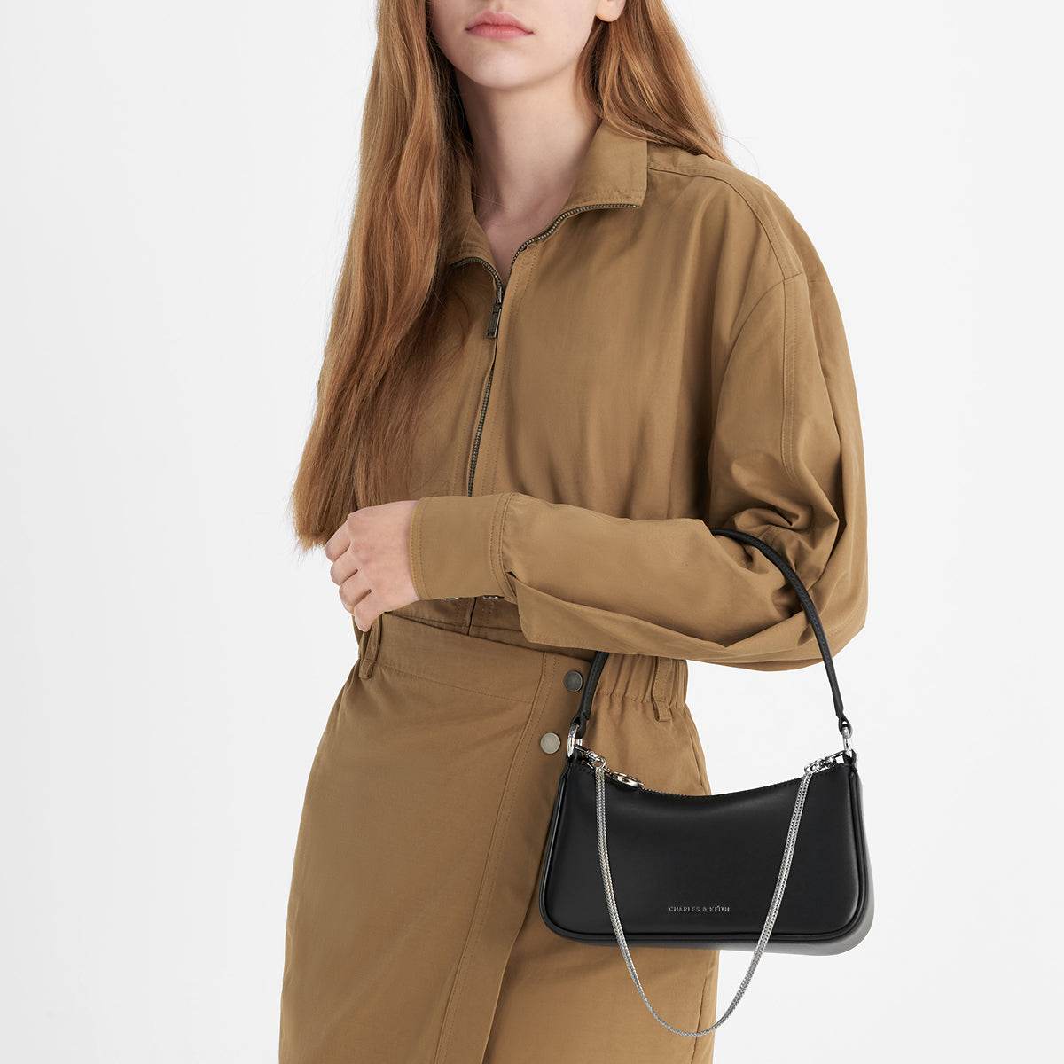 Сумка женская Charles & Keith с застежкой-молнией - Boxette Shop