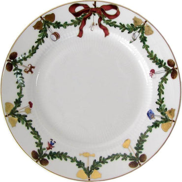 Royal copenhagen звезда рифленая рождественская коллекция плоская тарелка тарелка/блюдце белая 19 см - Boxette Shop