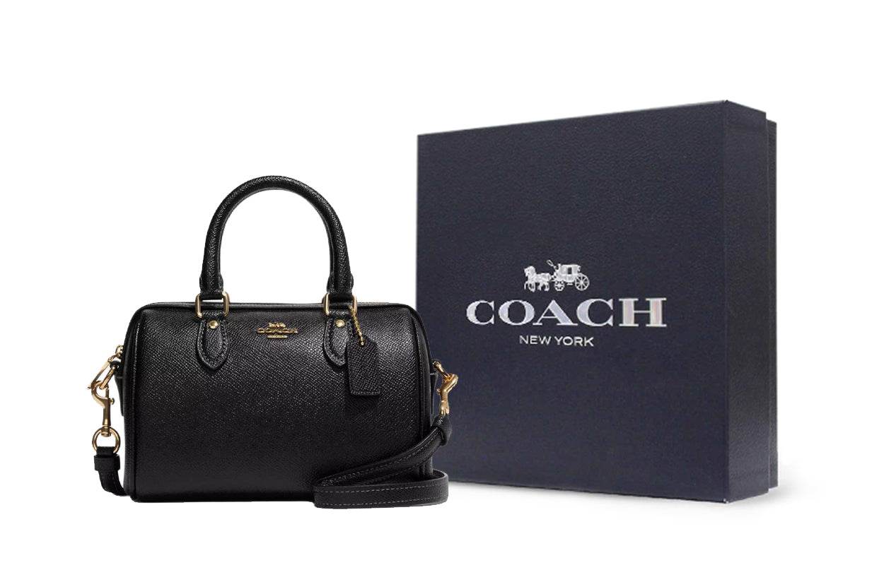 Сумка женская Coach Rowan 18 Metal Logo Zip Closure - Boxette Shop