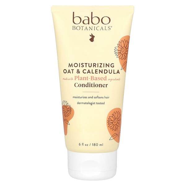 Кондиционер для волос Babo Botanicals, для всех типов волос, овес и календула, 180 мл - Boxette Shop