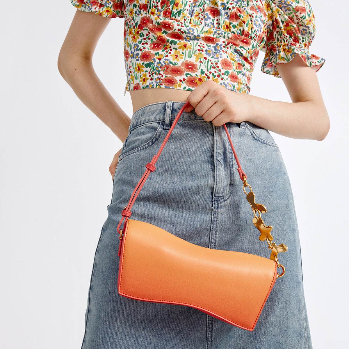 Сумка женская Charles&Keith Irregular Hundred Pu Ck - Boxette Shop