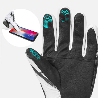 Copozz лыжные перчатки утолщенные мужчины и женщины зима может сенсорный экран водонепроницаемый хлопок бархат теплые холодные спортивные перчатки лыжные перчатки мужчины и женщины с моделями