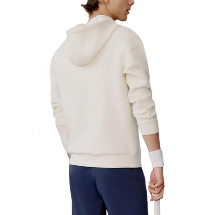 Le coq le coq sportif bir tekis rangli oddiy harflar logotipi bosma naqshli erkin ochiladigan yelkali uzun yengli sviter erkaklar va ayollar modellari