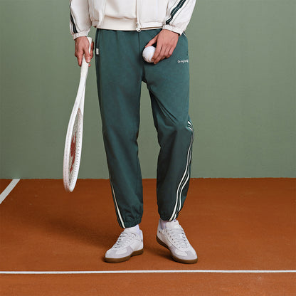 Le coq sportif tennis seriyasidagi erkaklar uchun to'qilgan to'rli trikotaj sport shimlari