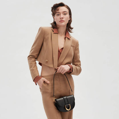 Сумка женская Charles&Keith Horseshoe Buckle Gabine Saddle - Boxette Shop