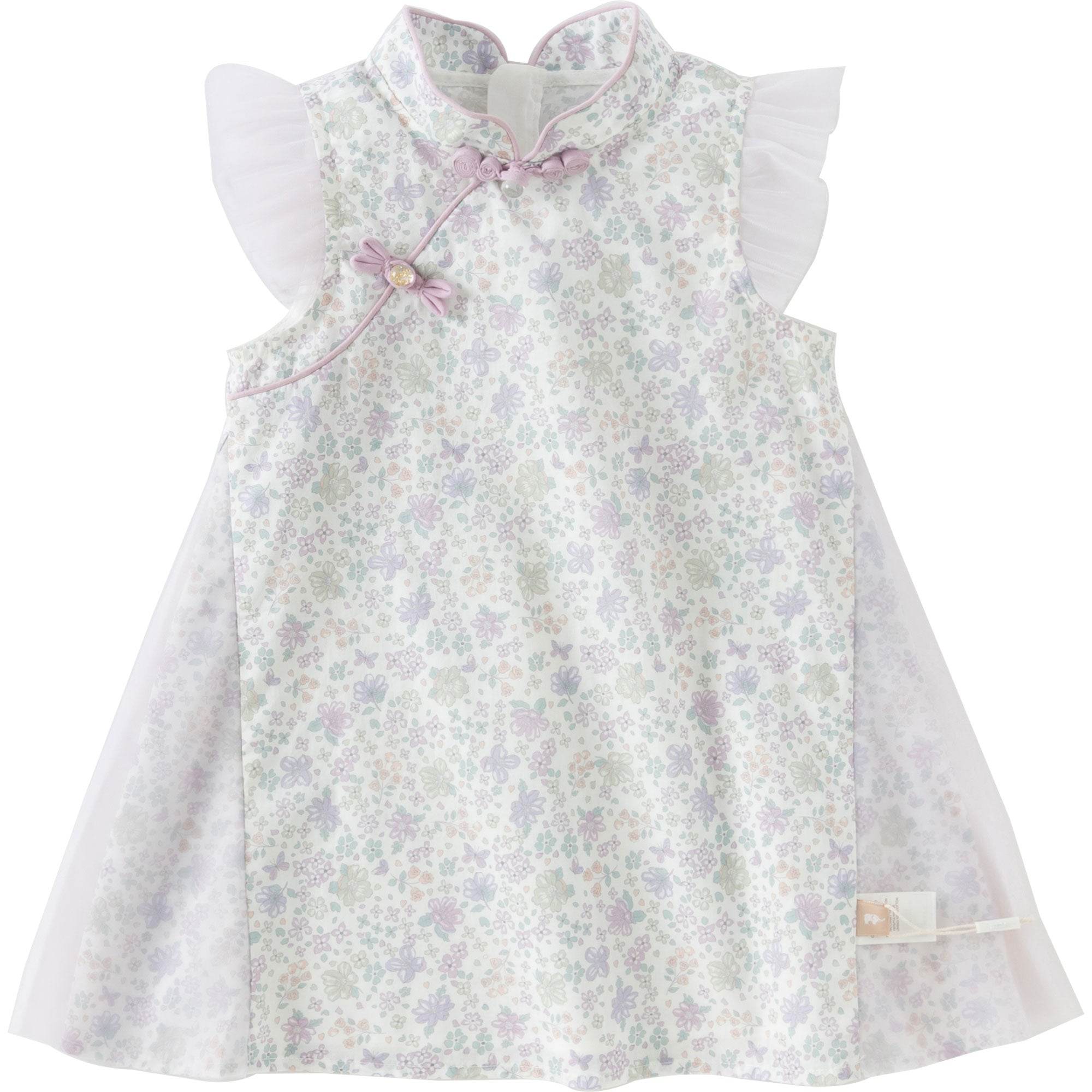 Платье для девочек Dave&bella David & Bella Flower Rong Cheongsam - Boxette Shop
