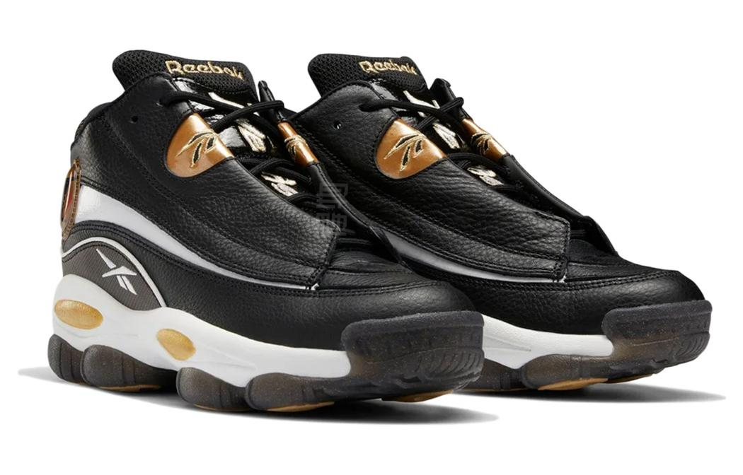 Reebok answer dmx mid top retro basketbol poyafzallari qora