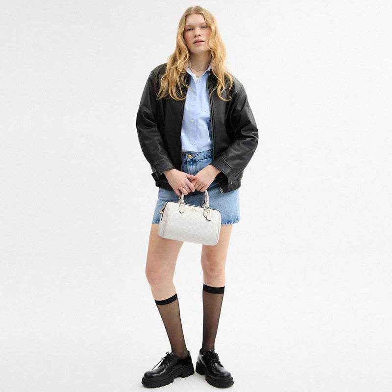 Сумка женская Coach Rowan Classic Flower Pvc Leather S - Boxette Shop