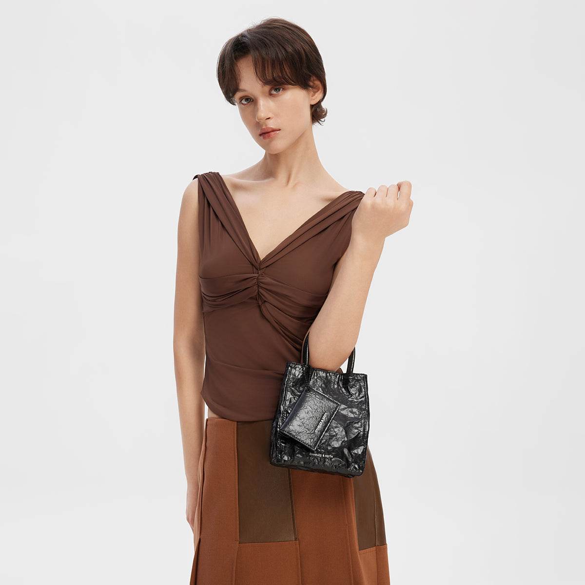 Сумка женская Charles&Keith Ck Pu - Boxette Shop