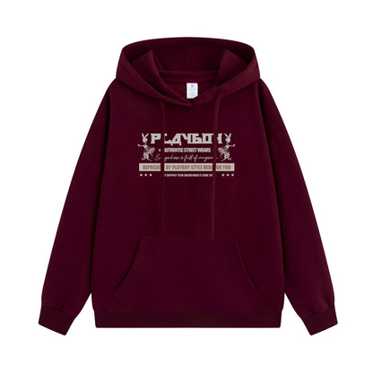 Erkaklar uchun Playboy kapshonli ko'ylagi