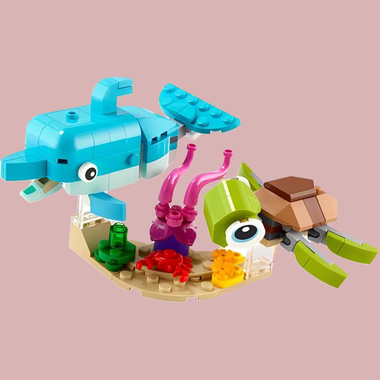 LEGO Creator 3-in-1 delfin va toshbaqa (31128)