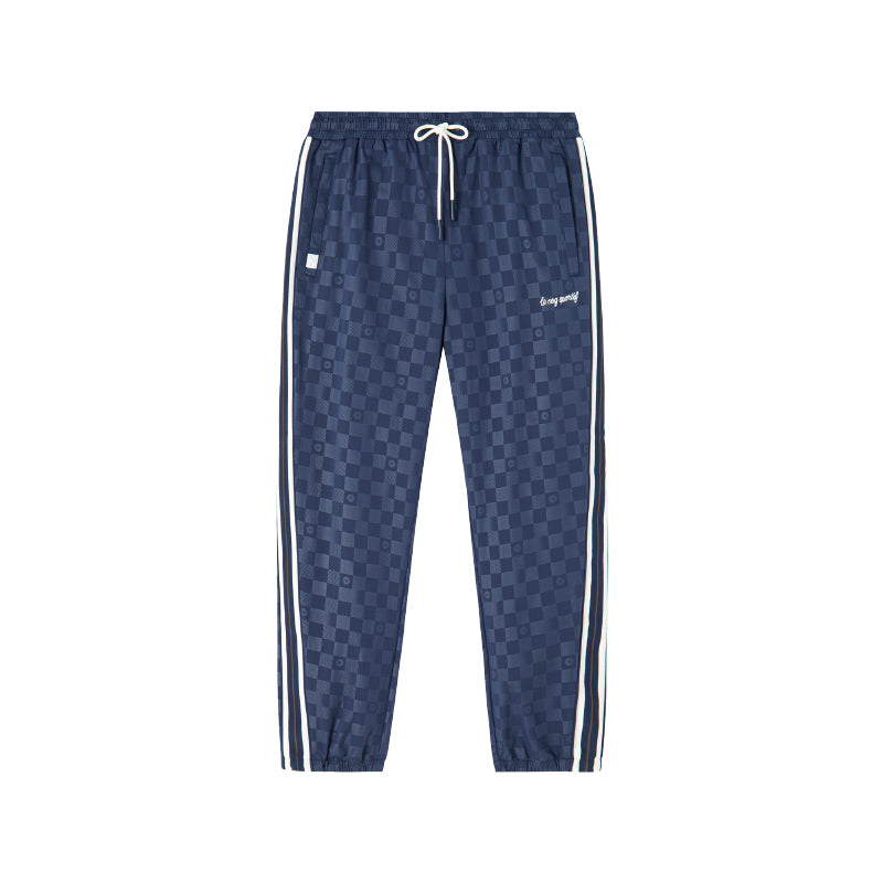 Le coq sportif tennis seriyasidagi erkaklar uchun to'qilgan to'rli trikotaj sport shimlari