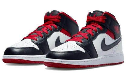 Кроссовки подростковые Air Jordan 1 Mid Leather - Boxette Shop