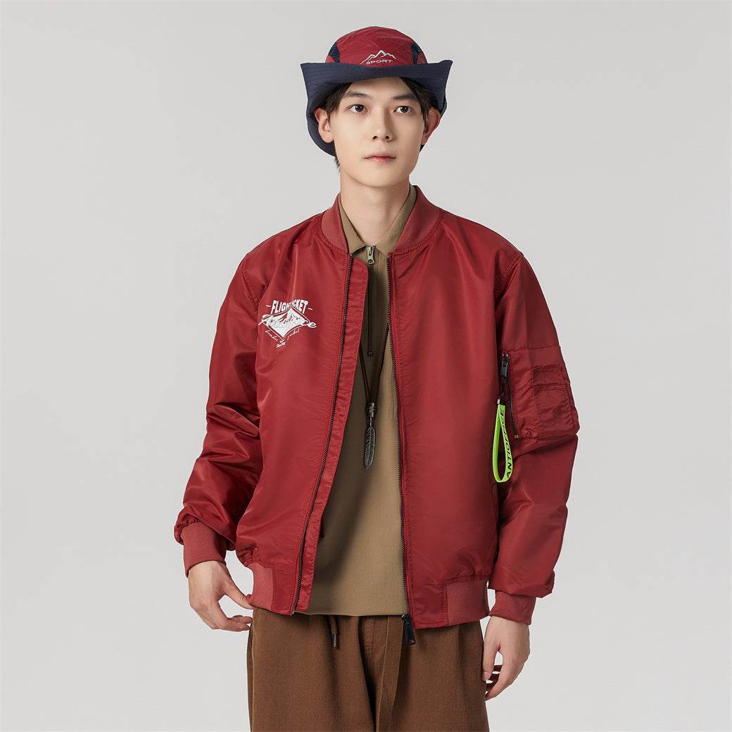 Антиофис гонконг стиль куртка с свободными широкими ногами джинсы повседневная работа поездка костюм городской новый молодежный простой и удобный с хорошим набором одежды осень и зима мужские модели - Boxette Shop