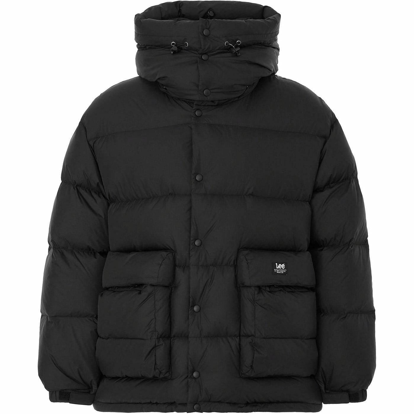 Lee issiq va qulay erkaklar uchun uzun yengli oddiy past ko'ylagi qora