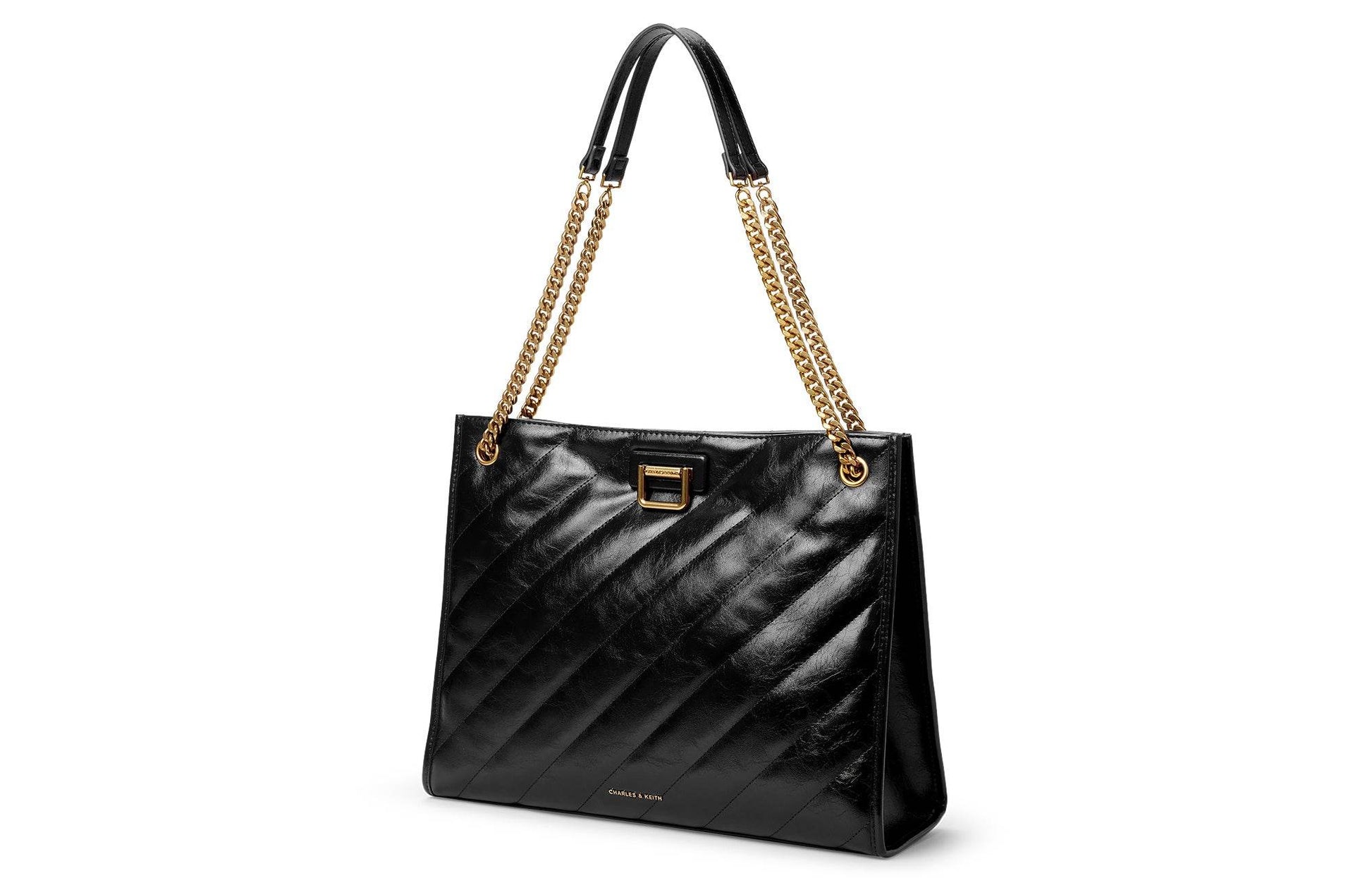 Сумка женская Charles&Keith Capacity Quilted Chain S - Boxette Shop