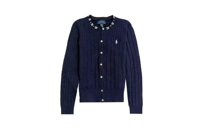 Кардиган женский Polo ralph lauren stranded placket - Boxette Shop