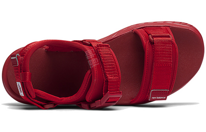 New Balance NB 800 Qizil rangdagi erkaklar va ayollar uchun oddiy va qulay plyaj sandallari
