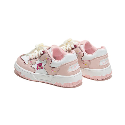 Disney Strawberry Bear bolalar uchun past ko'ylagi krossovkalari