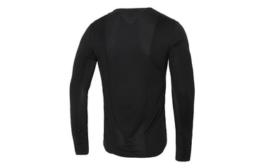 Adidas tf ls tasodifiy sport mashg'ulotlari ekipaji bo'yinbog'li uzun yengli erkaklar qora futbolkasi musbat yelkali bosma