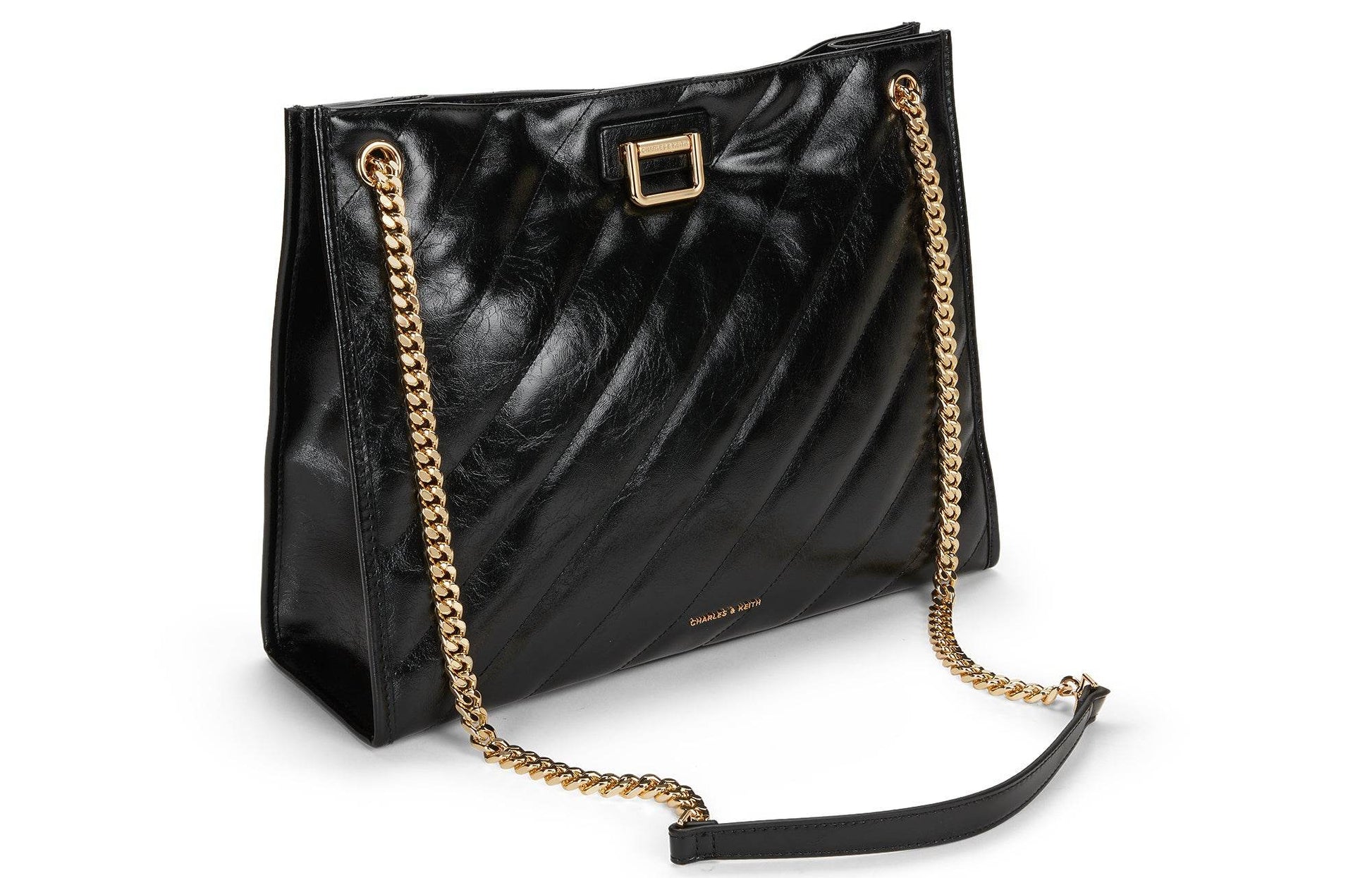 Сумка женская Charles&Keith Capacity Quilted Chain S - Boxette Shop