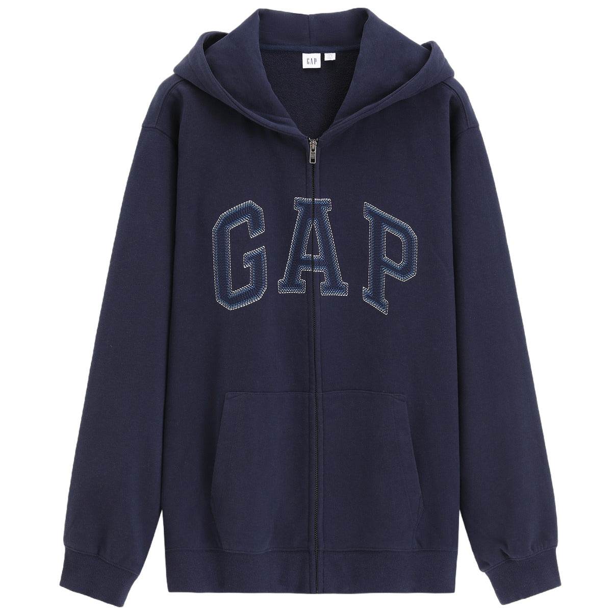 Логотип gap французская петля трикотажная молния капюшон свободная куртка весна толстовка мужские и женские модели - Boxette Shop
