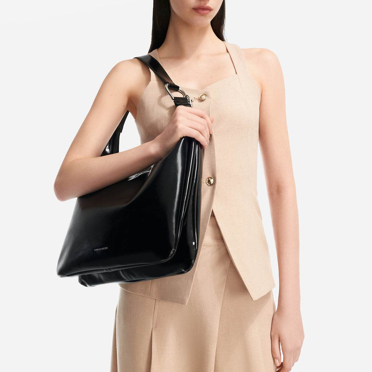 Сумка женская Charles&Keith Noir - Boxette Shop