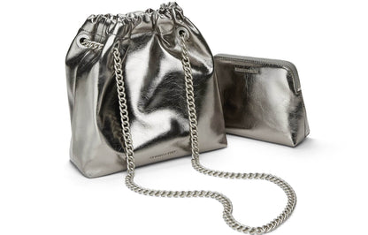 Сумка женская Charles&Keith Ck Drawstring Chain Mother Pu Bucket - Boxette Shop